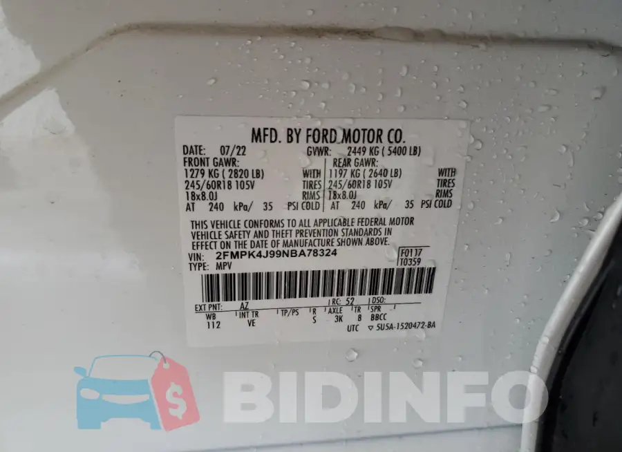 2FMPK4J99NBA78324 Photo# 14