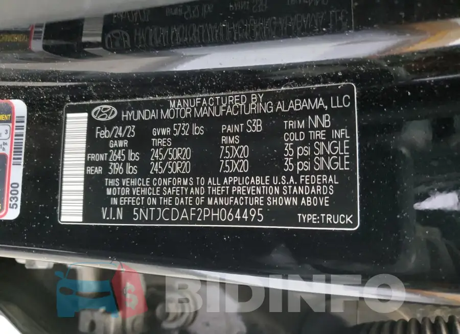 5NTJCDAF2PH064495 Photo# 12