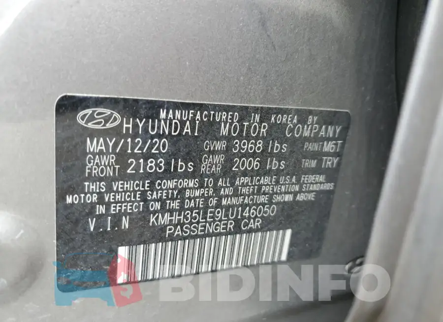 KMHH35LE9LU146050 Photo# 12