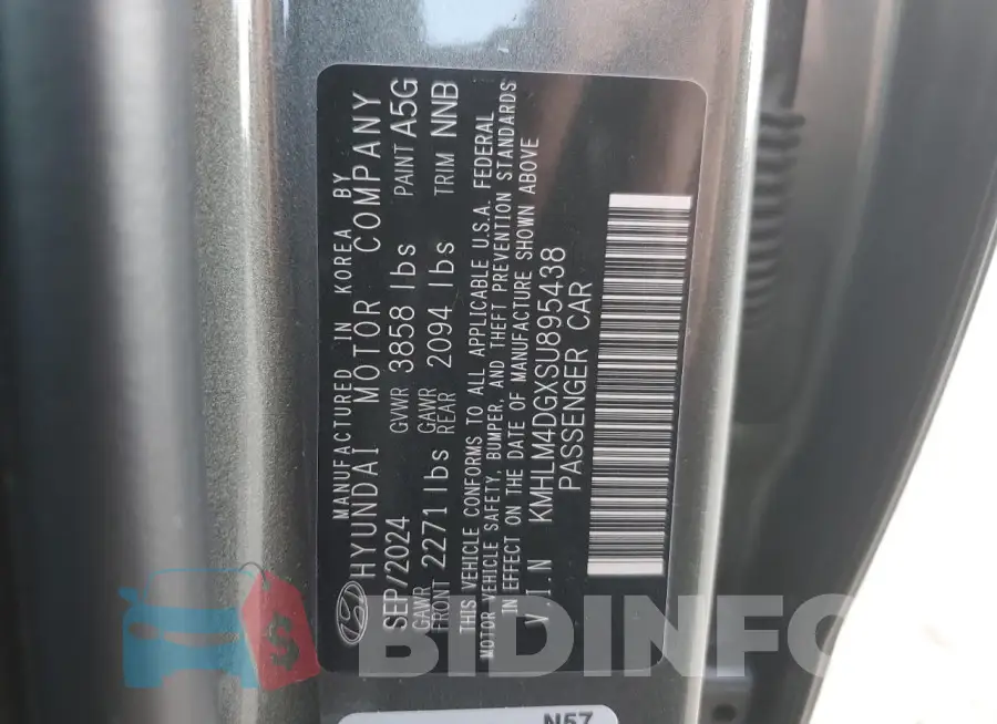KMHLM4DGXSU895438 Photo# 13