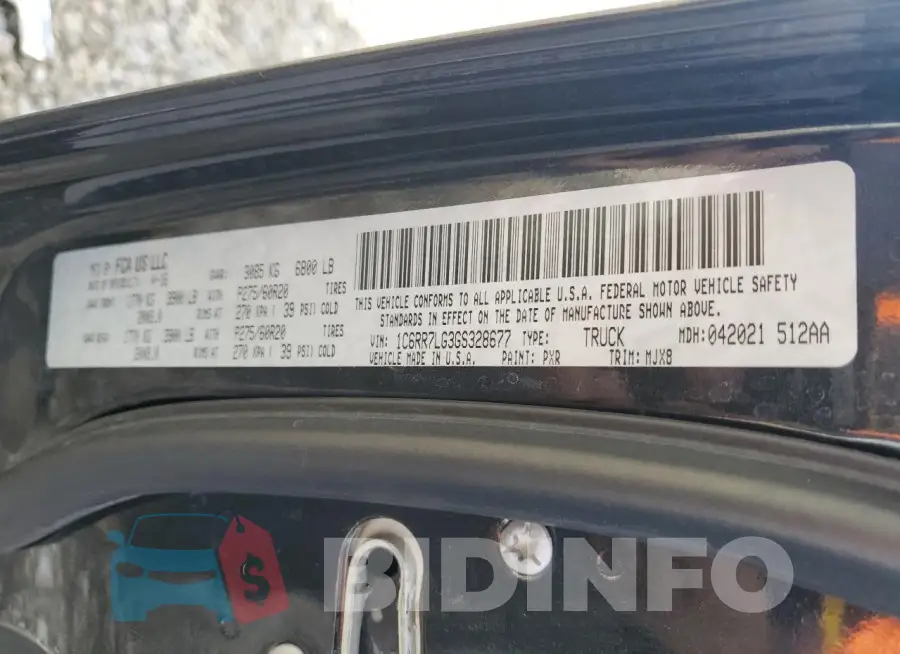 1C6RR7LG3GS328677 Photo# 12