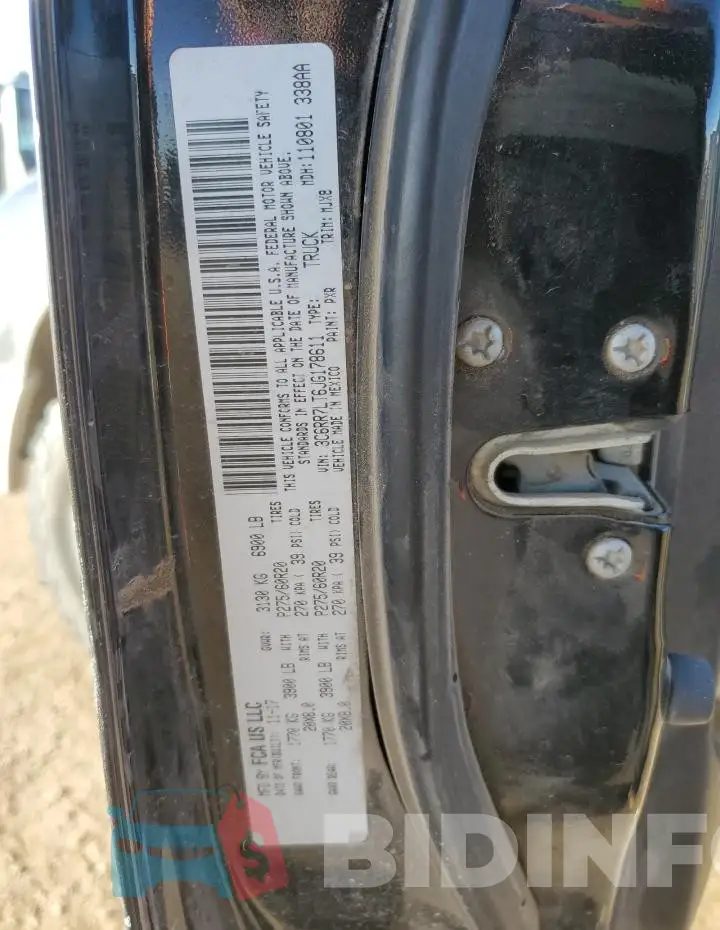 3C6RR7LT6JG178611 Photo# 12