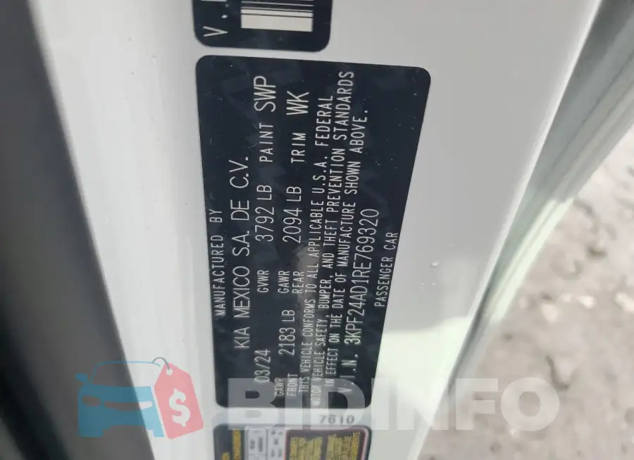 3KPF24AD1RE769320 Photo# 12