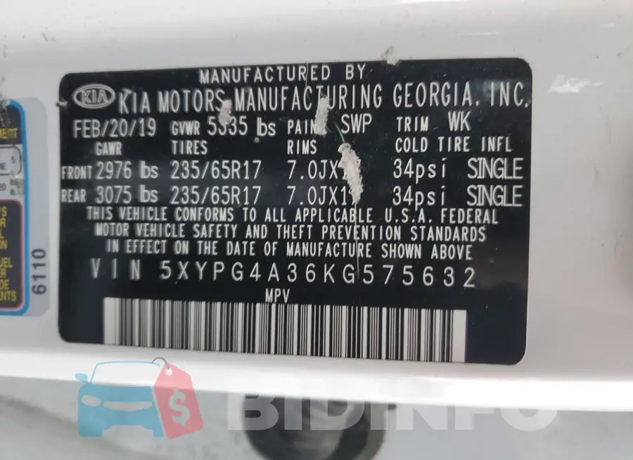 5XYPG4A36KG575632 Photo# 13