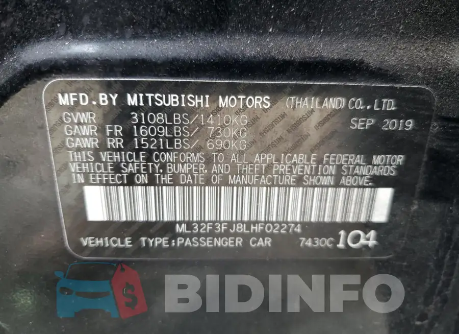 ML32F3FJ8LHF02274 Photo# 13