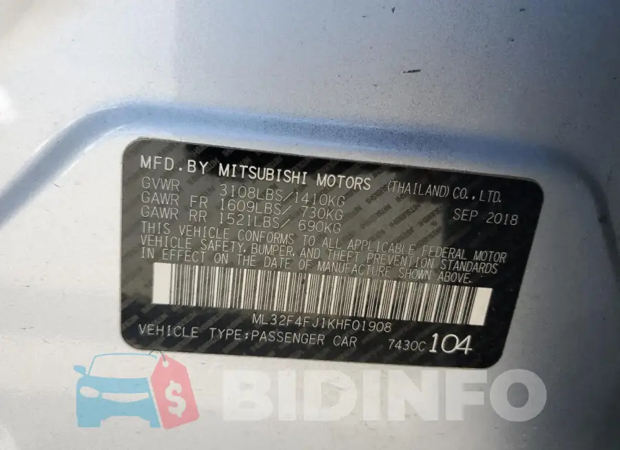 ML32F4FJ1KHF01908 Photo# 12