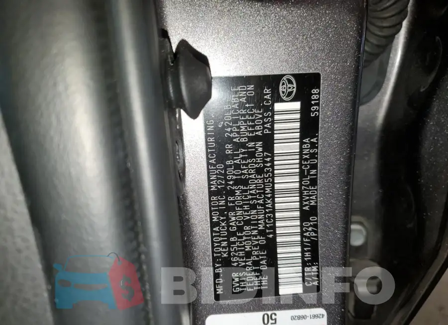 4T1C31AK4MU553447 Photo# 12
