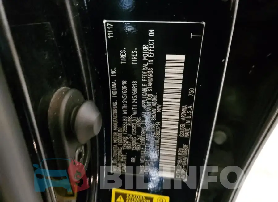 5TDJZRFH8JS803214 Photo# 13