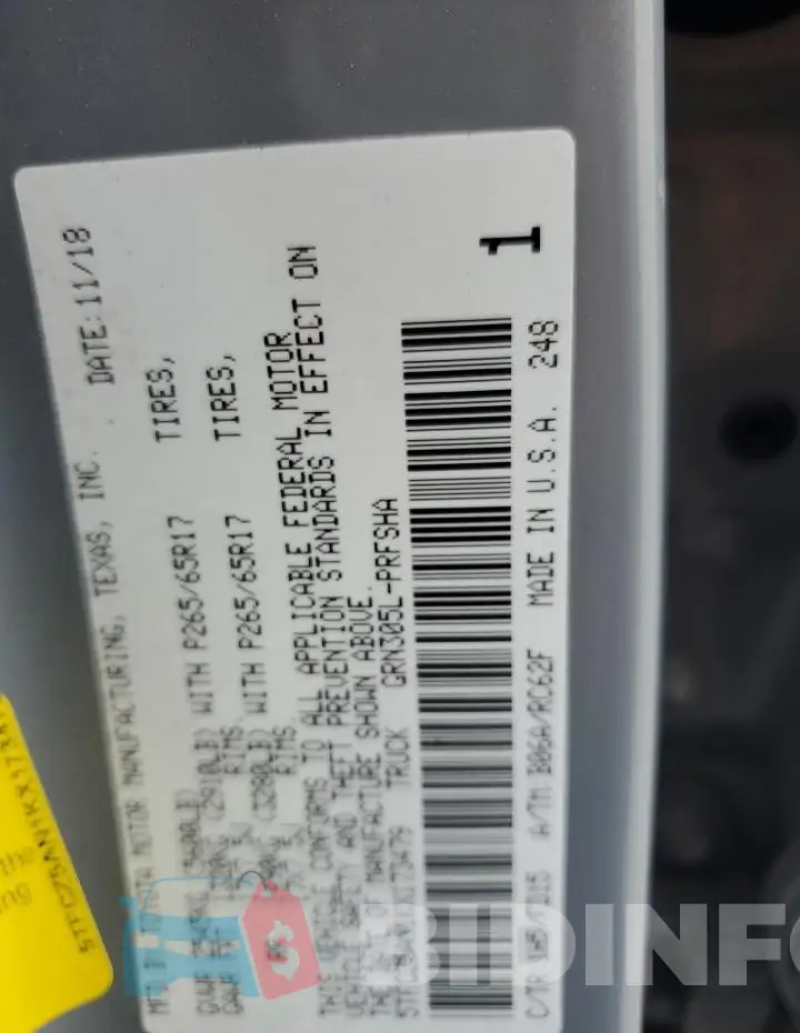 5TFCZ5AN1KX173479 Photo# 12