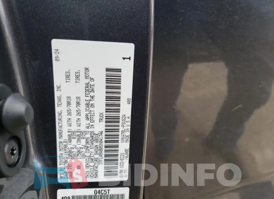 5TFLA5AB0SX041746 Photo# 13