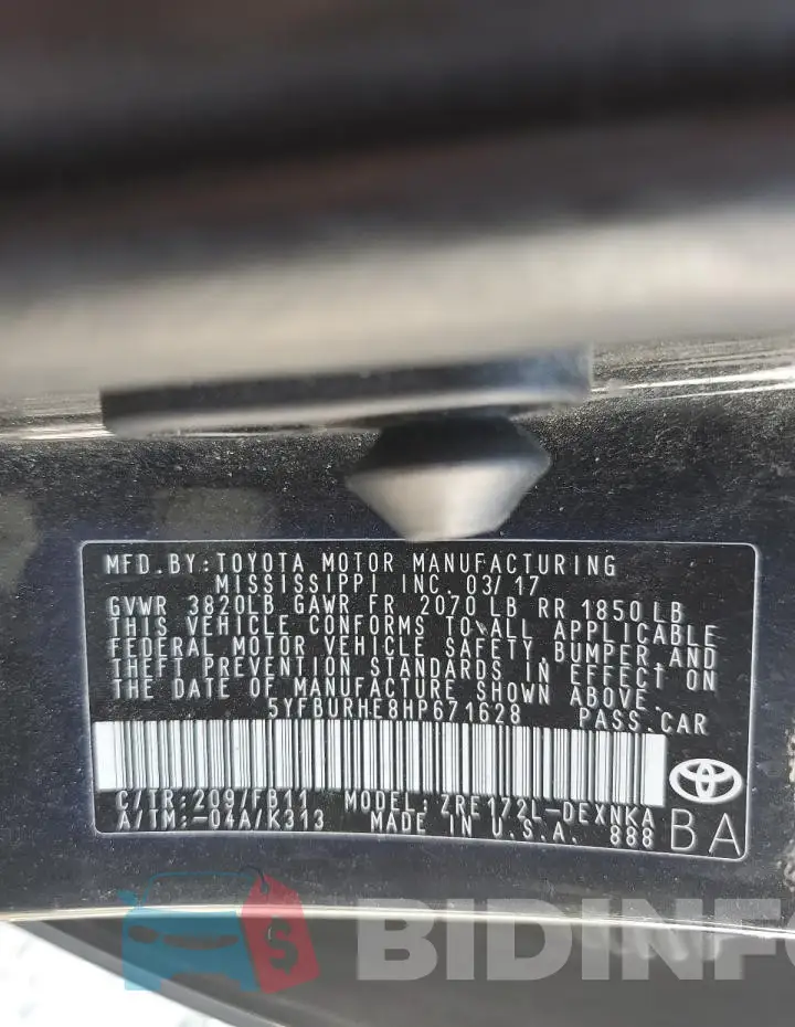 5YFBURHE8HP671628 Photo# 12