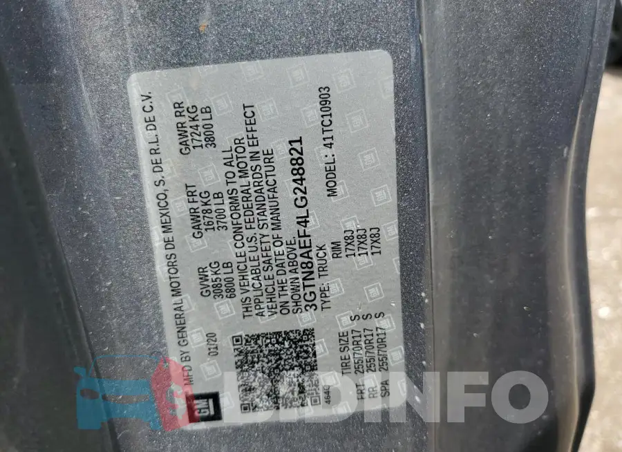3GTN8AEF4LG248821 Photo# 13