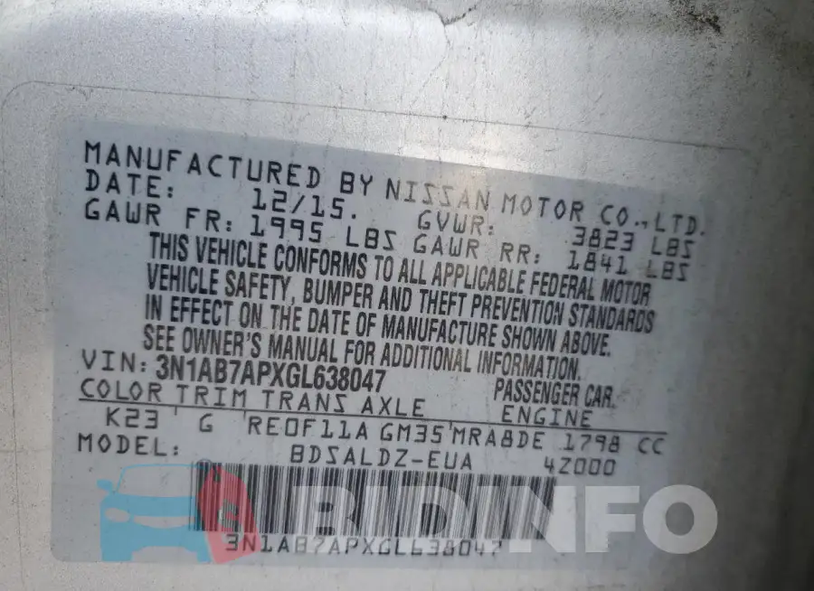 3N1AB7APXGL638047 Photo# 12