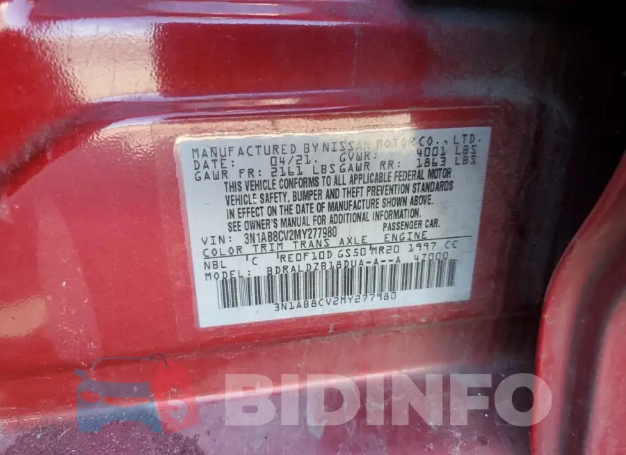 3N1AB8CV2MY277980 Photo# 12