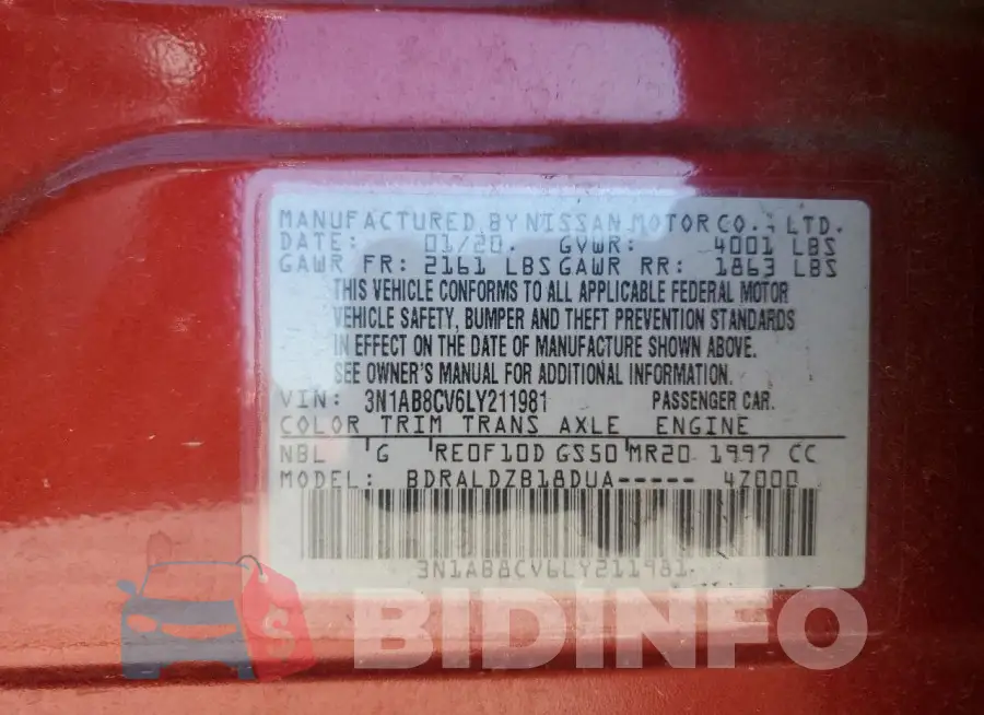 3N1AB8CV6LY211981 Photo# 13