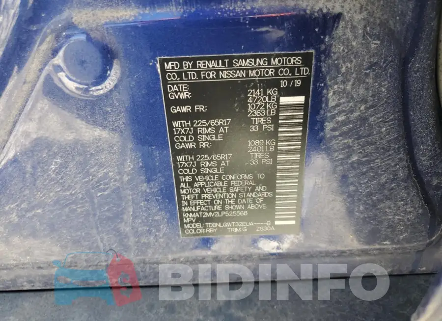 KNMAT2MV2LP525568 Photo# 14