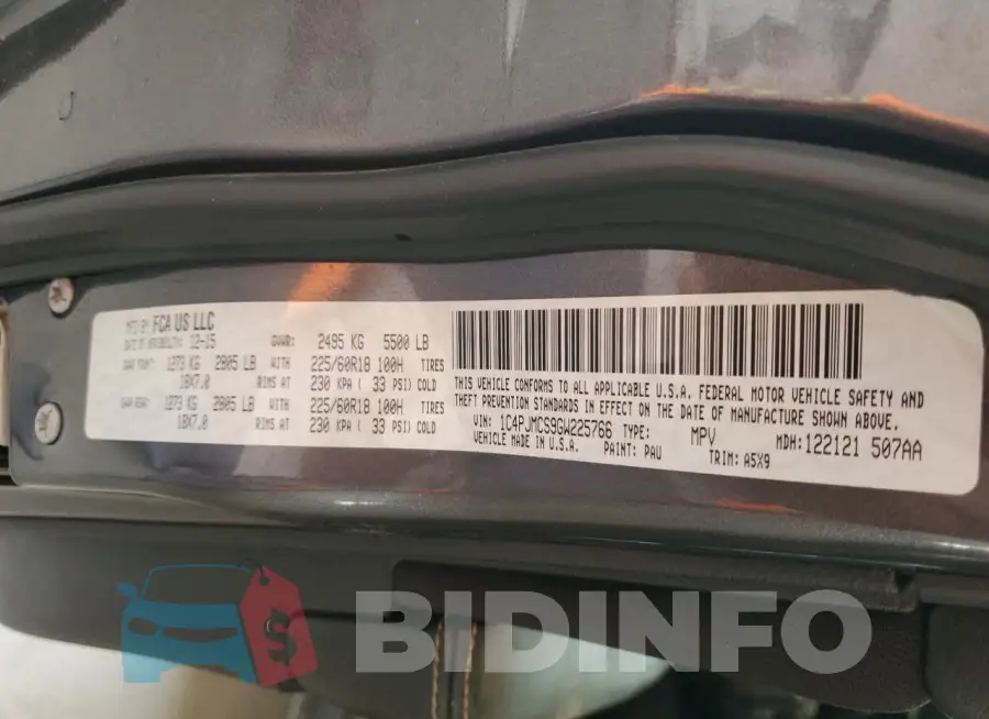 1C4PJMCS9GW225766 Photo# 12