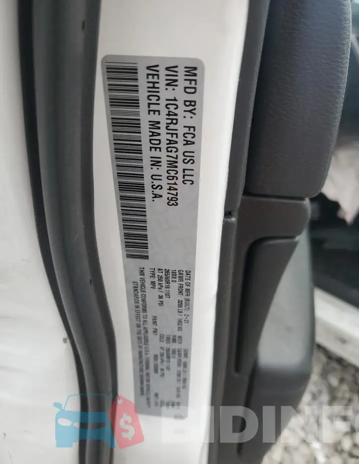 1C4RJFAG7MC614793 Photo# 13