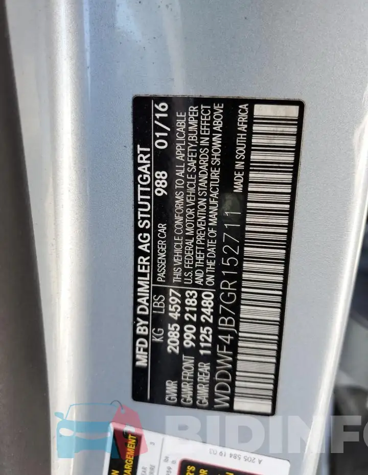 WDDWF4JB7GR152711 Photo# 13