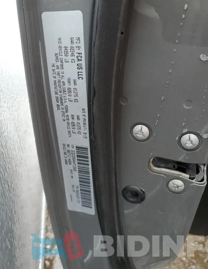 2C3CDZAG4KH712029 Photo# 12