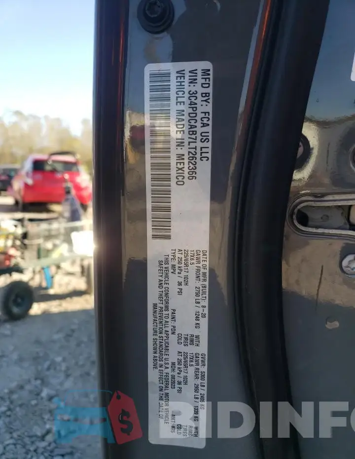 3C4PDCAB7LT262366 Photo# 14