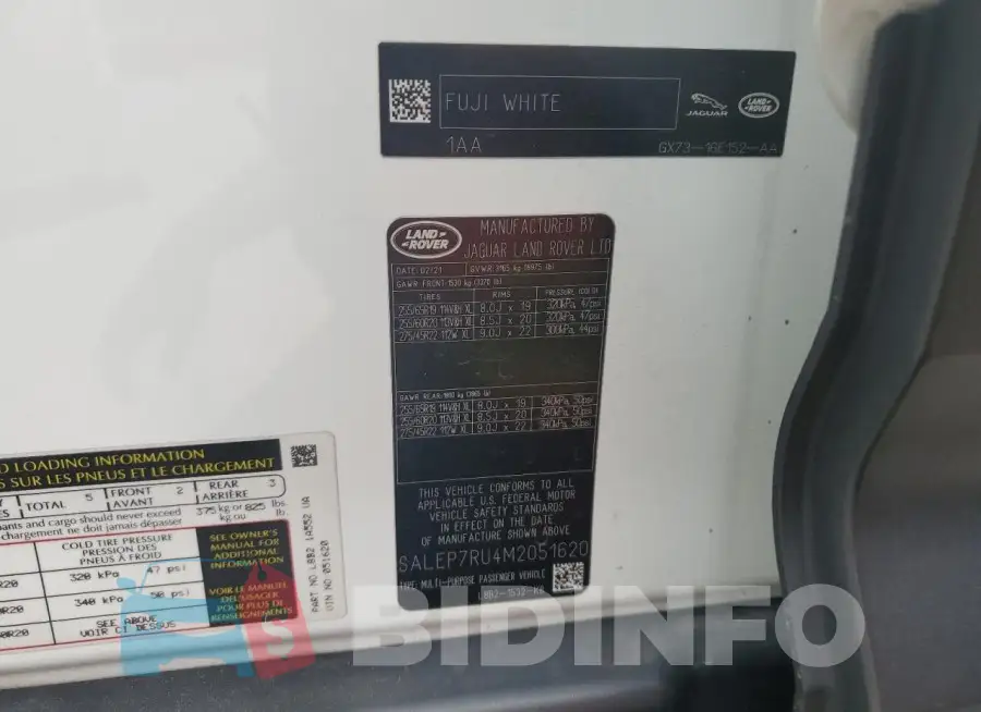 SALEP7RU4M2051620 Photo# 13