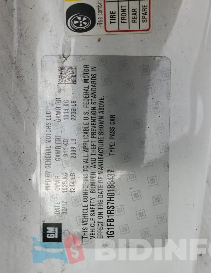 1G1FB1RS7H0188437 Photo# 12