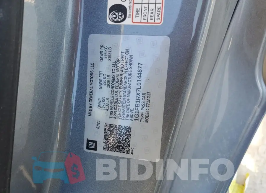 1G1FB1RX7L0144877 Photo# 12
