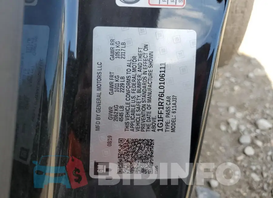 1G1FF1R76L0106111 Photo# 12