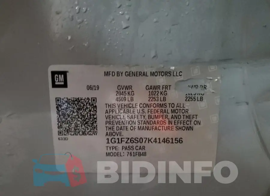 1G1FZ6S07K4146156 Photo# 12