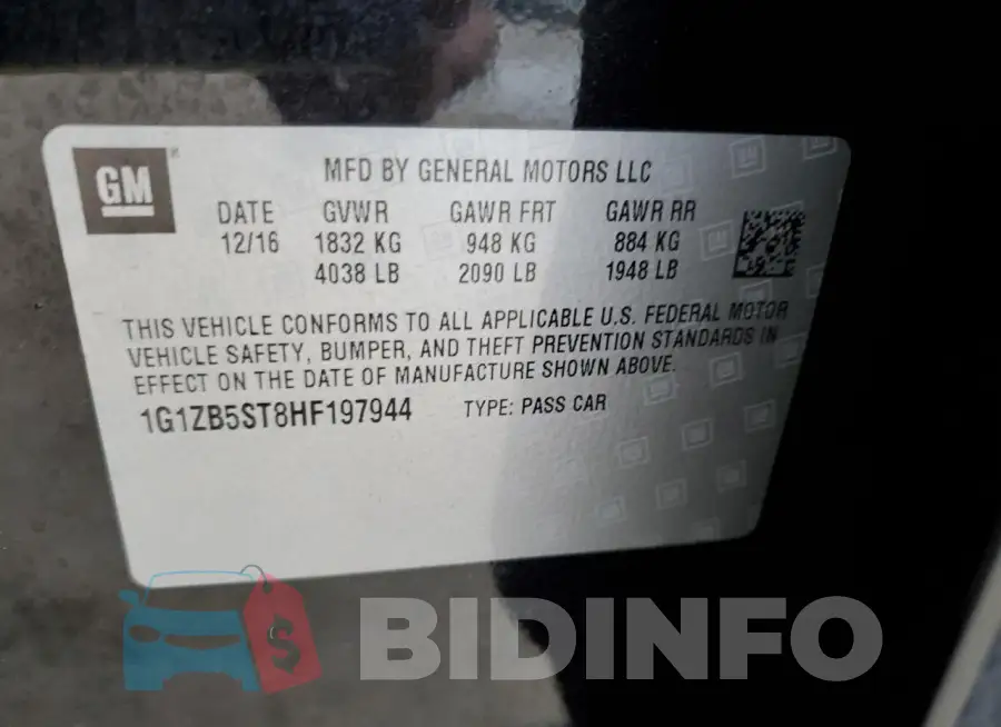 1G1ZB5ST8HF197944 Photo# 12