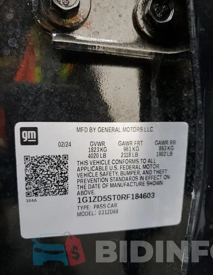 1G1ZD5ST0RF184603 Photo# 12
