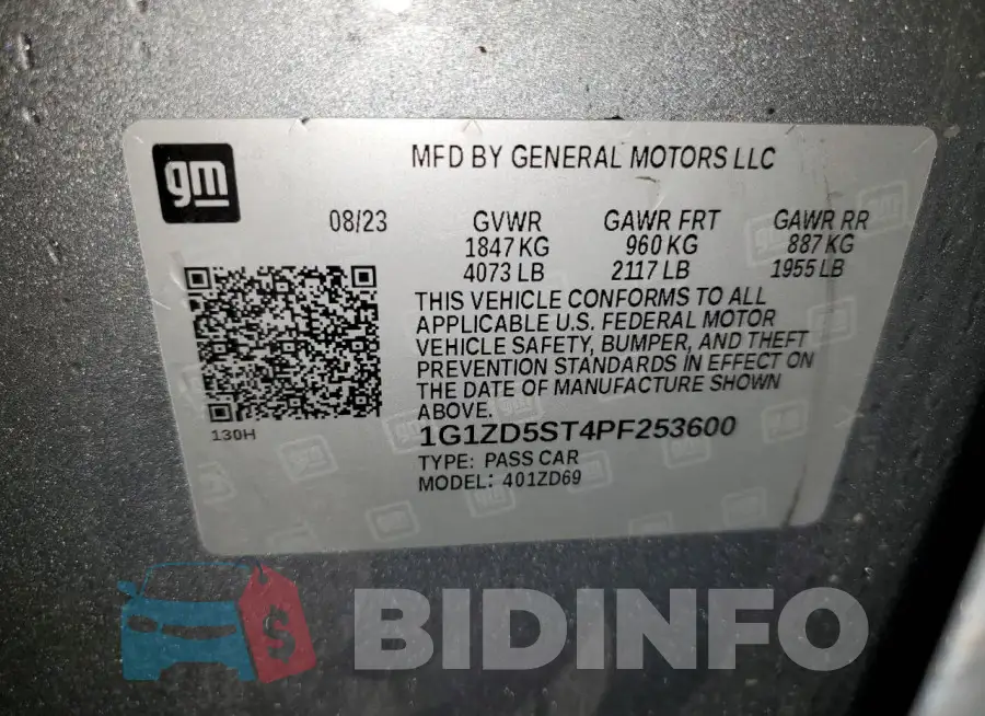 1G1ZD5ST4PF253600 Photo# 12