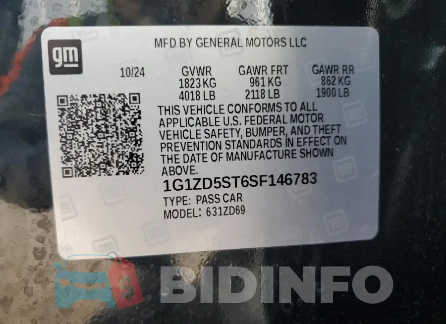 1G1ZD5ST6SF146783 Photo# 12