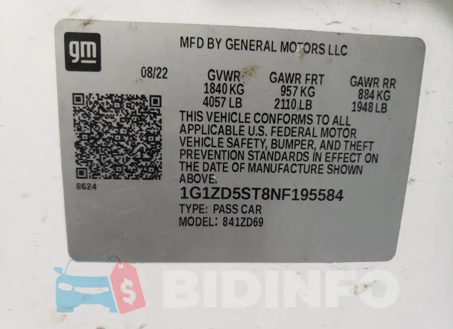 1G1ZD5ST8NF195584 Photo# 12