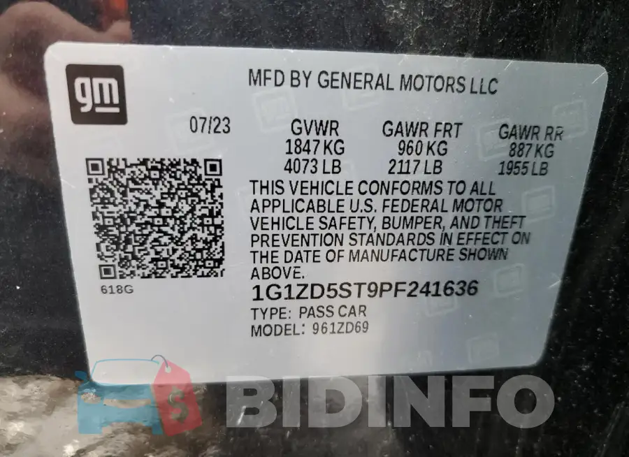 1G1ZD5ST9PF241636 Photo# 12