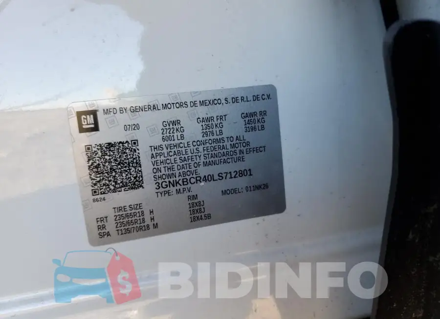 3GNKBCR40LS712801 Photo# 12