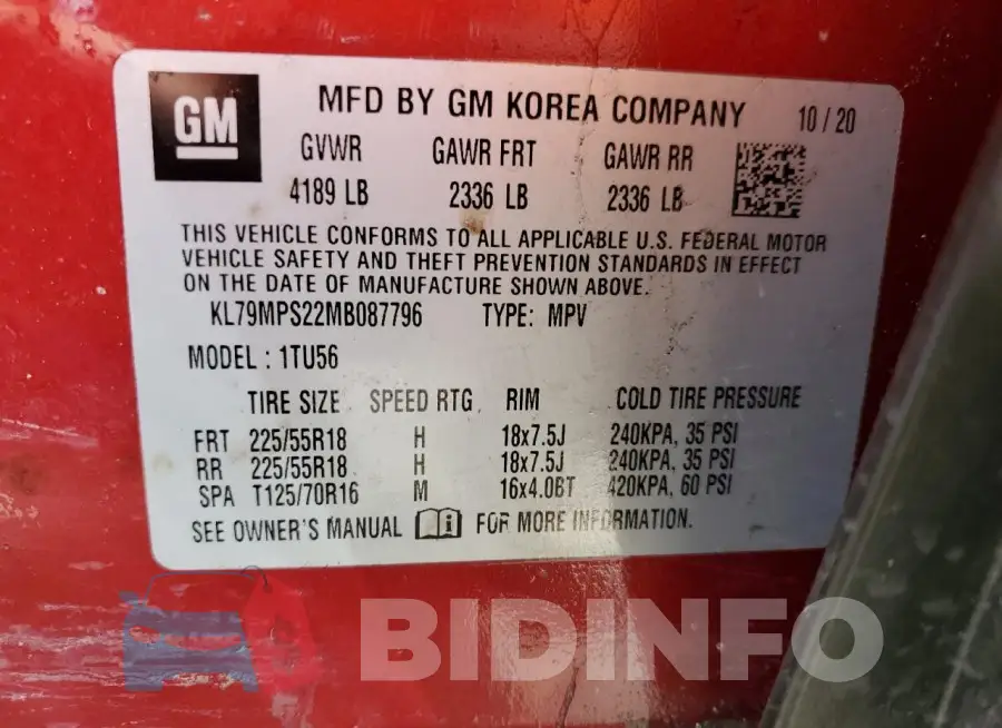 KL79MPS22MB087796 Photo# 13
