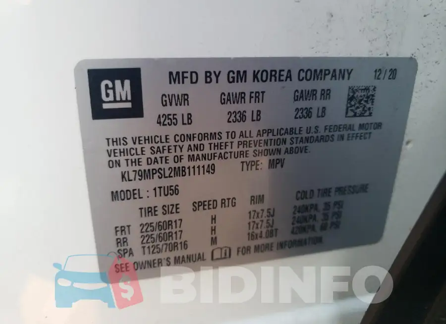 KL79MPSL2MB111149 Photo# 12
