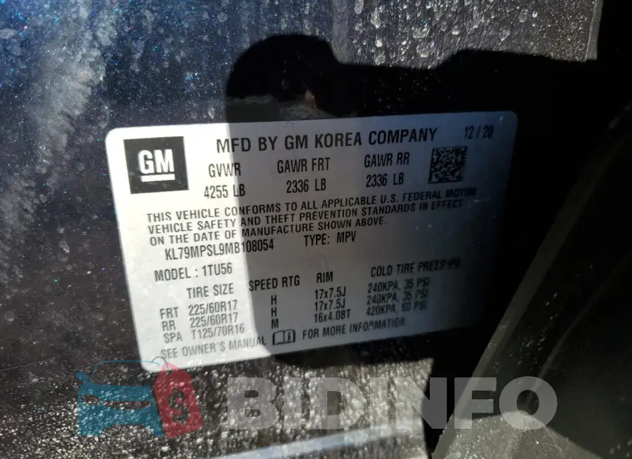 KL79MPSL9MB108054 Photo# 13