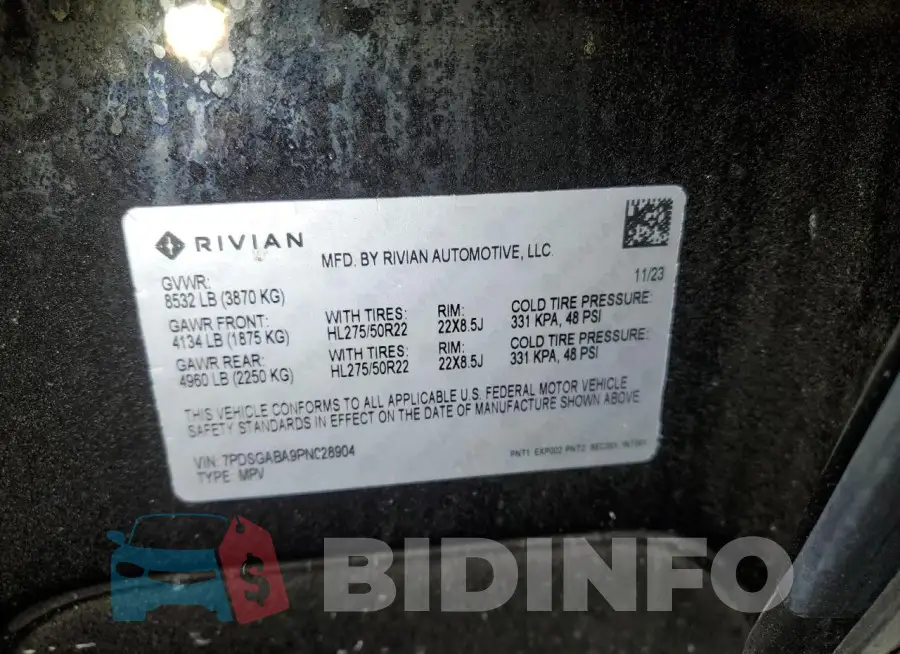 7PDSGABA9PN028904 Photo# 13