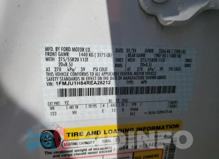 1FMJU1H84REA28212 Photo# 13