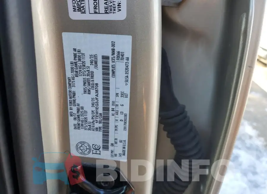 1FTEW1EG3JFA38708 Photo# 12