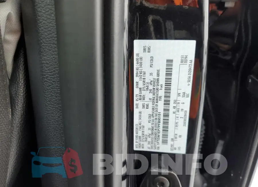1FTEW1EP7PFB95151 Photo# 12