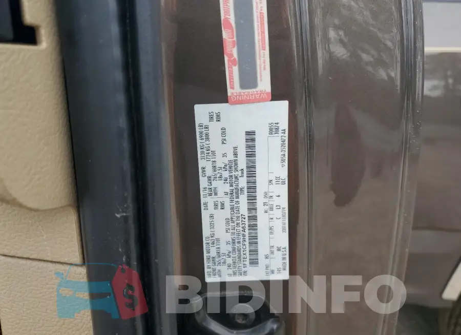1FTEX1CF9HFA63727 Photo# 12