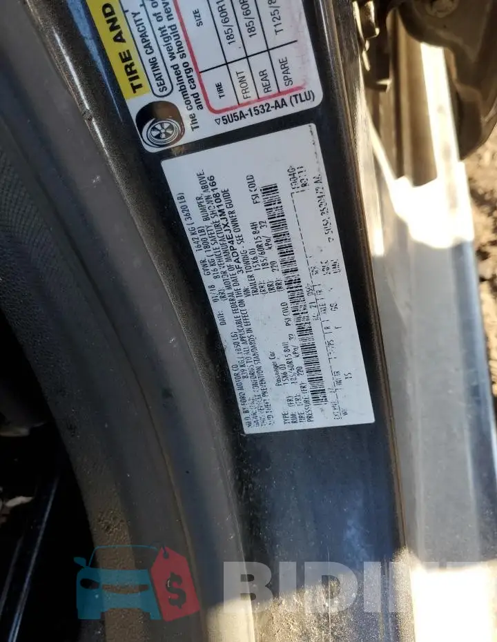 3FADP4EJXJM108166 Photo# 13