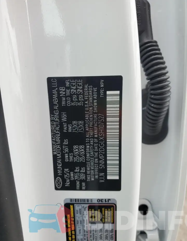 5NMP2DGLXSH107527 Photo# 13