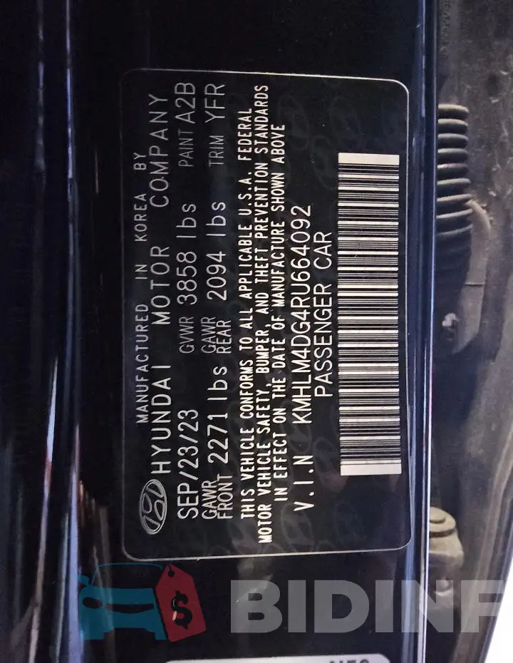 KMHLM4DG4RU664092 Photo# 13