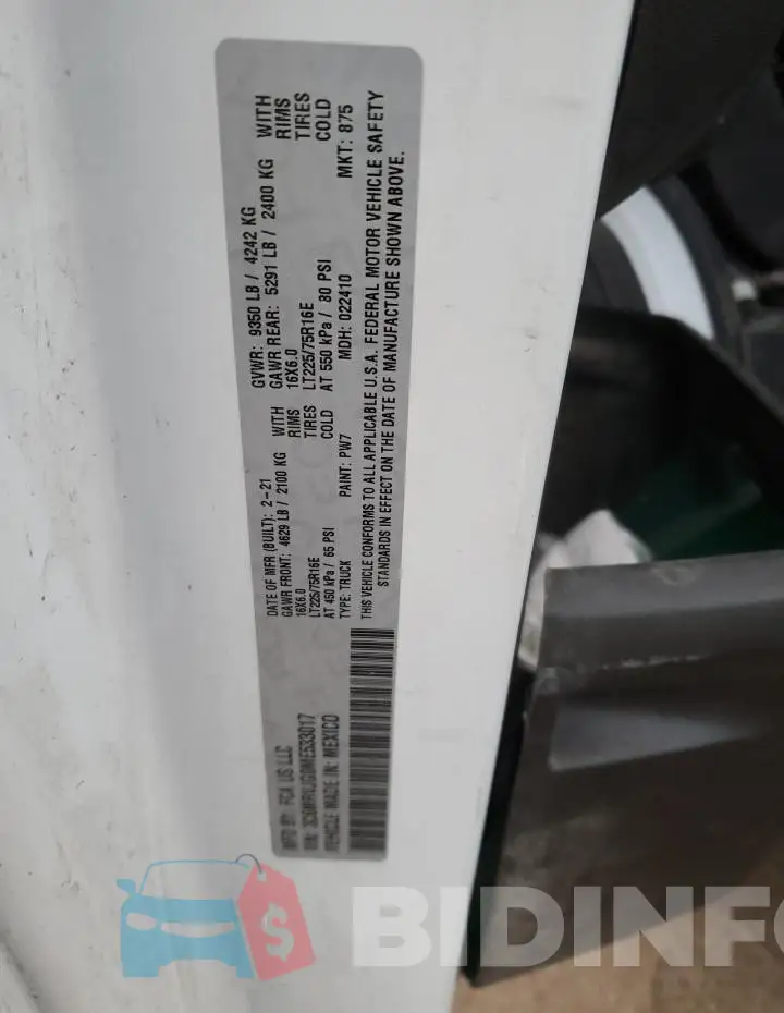 3C6MRVJG0ME533017 Photo# 13