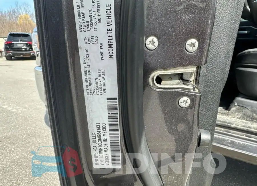 3C7WRTCL3MG641431 Photo# 10